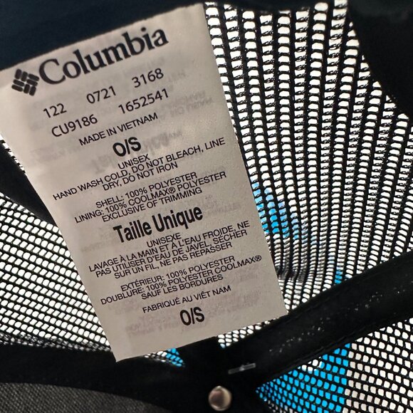 NEW WITH TAGS Columbia gray One Size Fits Most snap back trucker hat - Picture 8 of 8